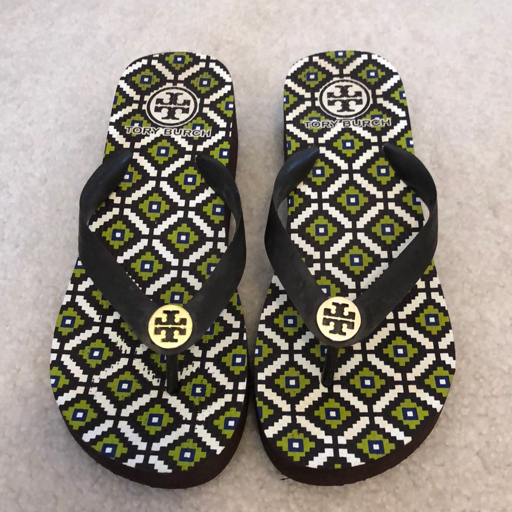 Tory Burch Wedge Flip Flop Sandals